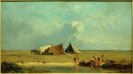 Gypsy Camp in the Puszta